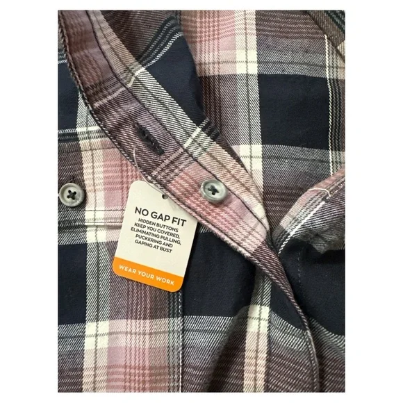 RidgeCut Toughwear Women’s Flex Button Down Size 2X NWT - Picture 3 of 6